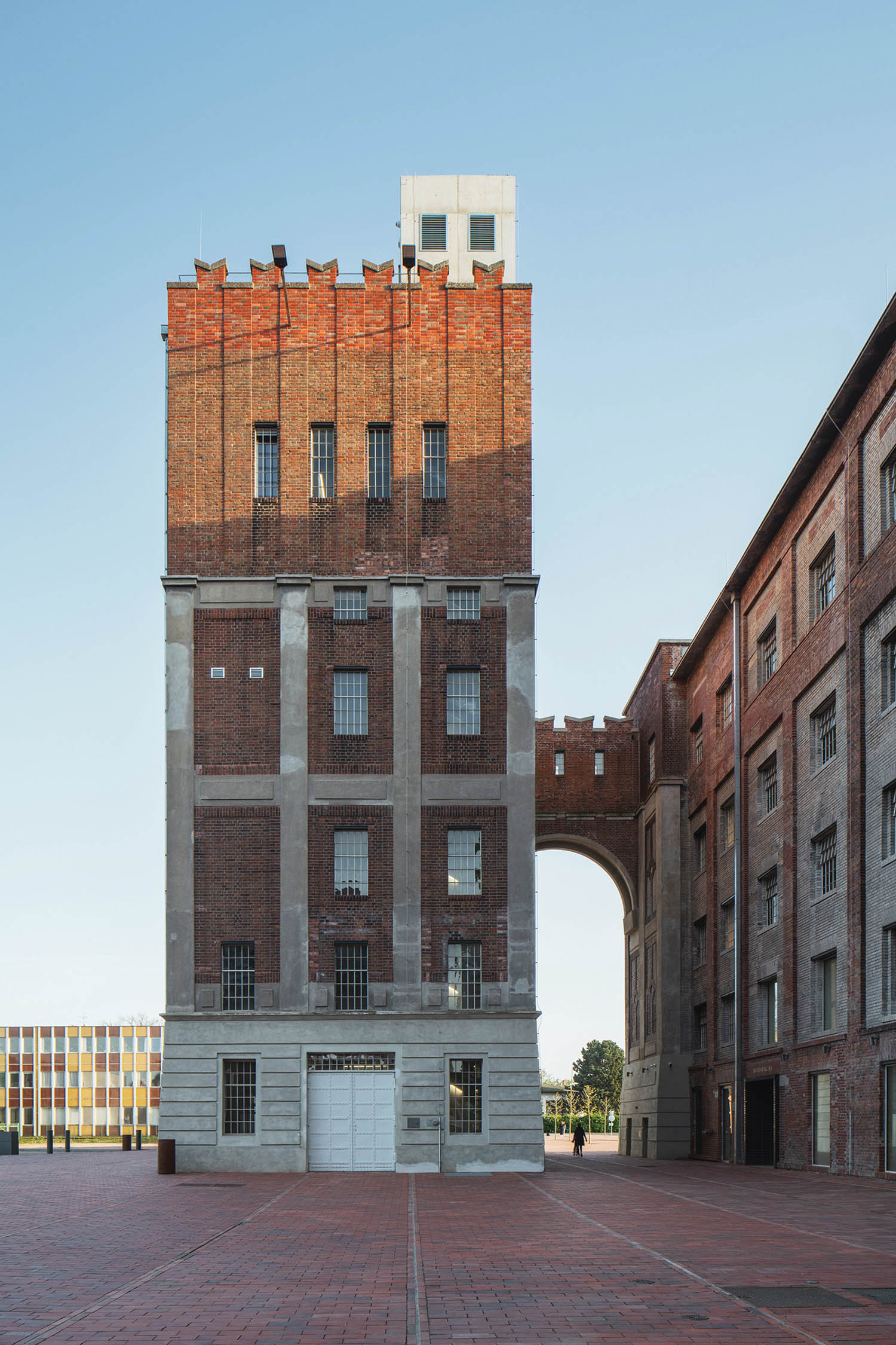 a tower of Automatic Mills, Pardubice, Czech Republic