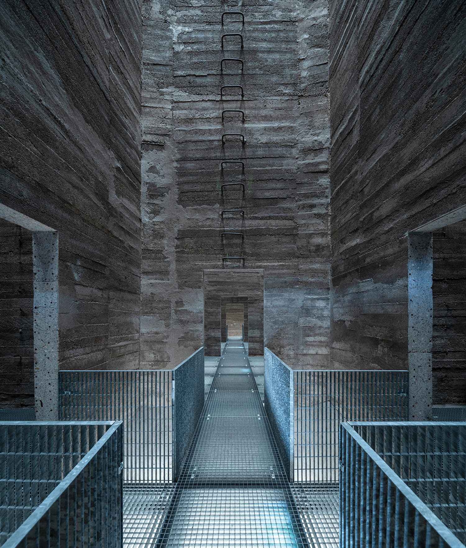 moody interior of Automatic Mills, Pardubice, Czech Republic