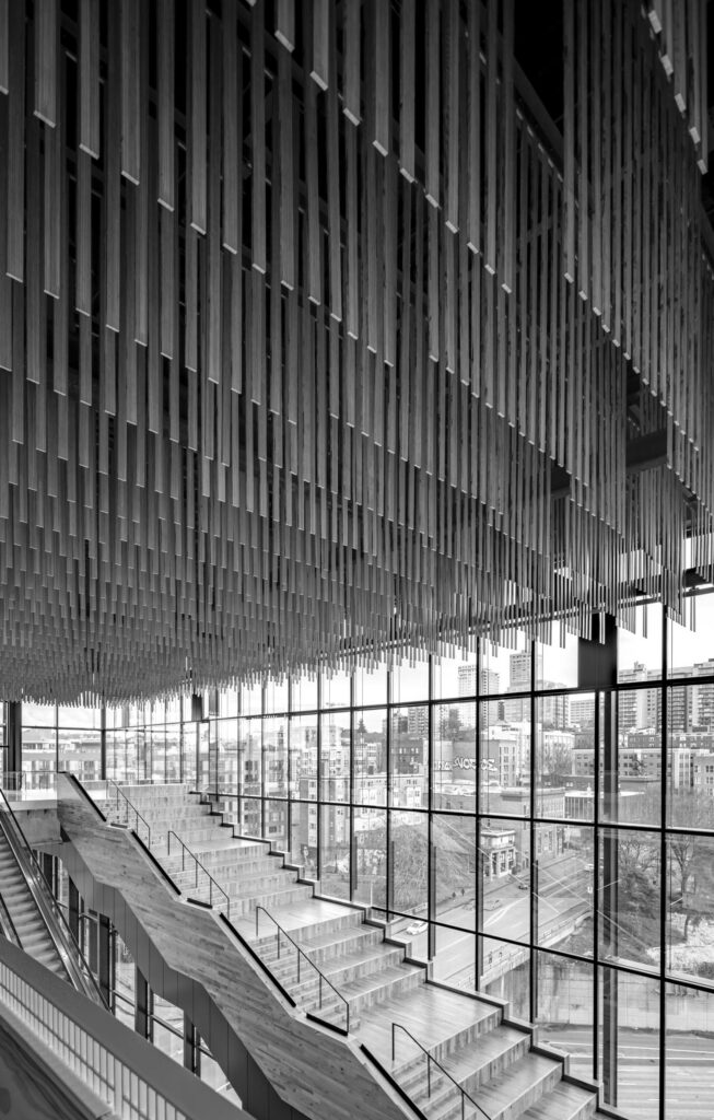 inside the Seattle Convention Center by Sustainability Giant LMN Architects