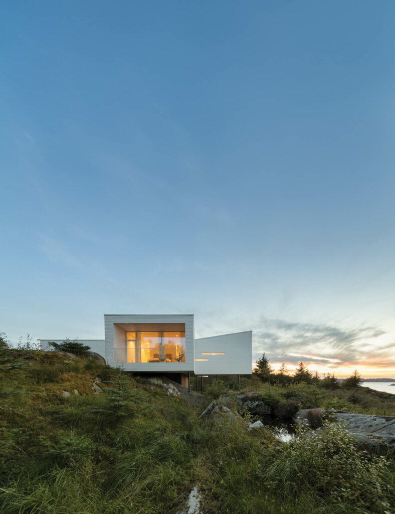 exterior shot of Villa Austevoll