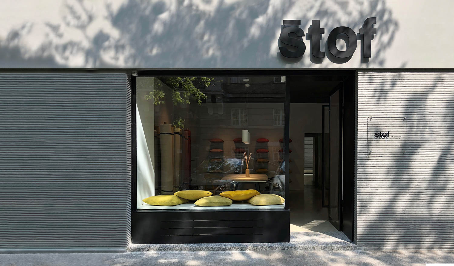 storefront of Stof by Prostoria